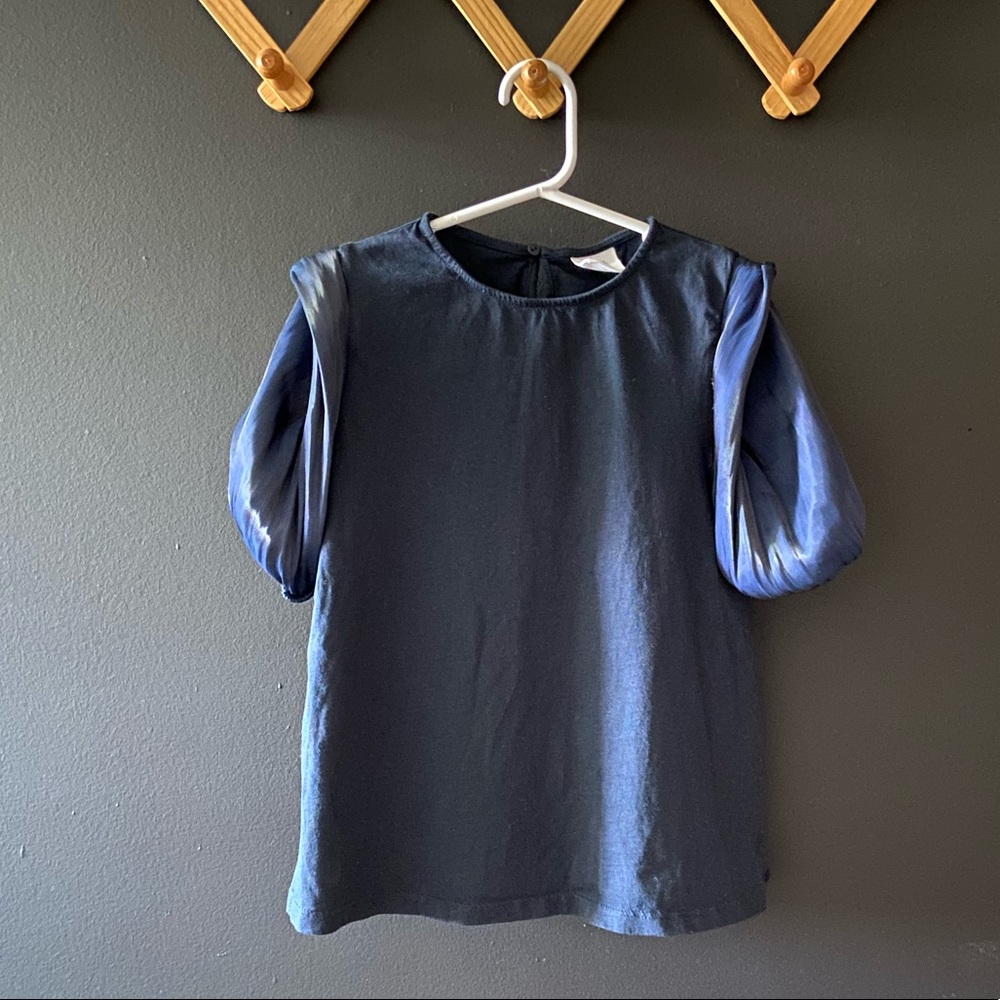 Formal balloon sleeve blouse